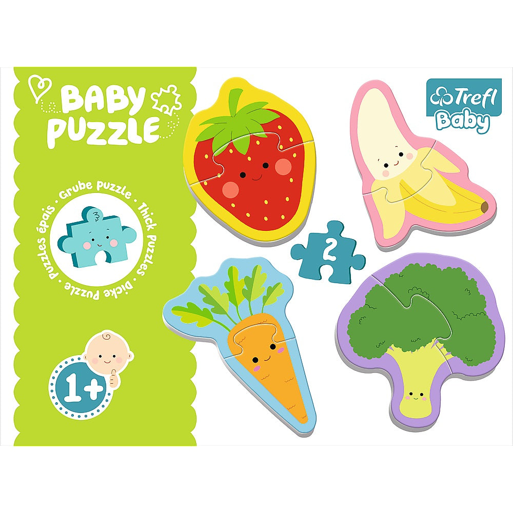 PUZZLE BABY CLASSIC Warzywa i owoce/Tre.Baby 36076