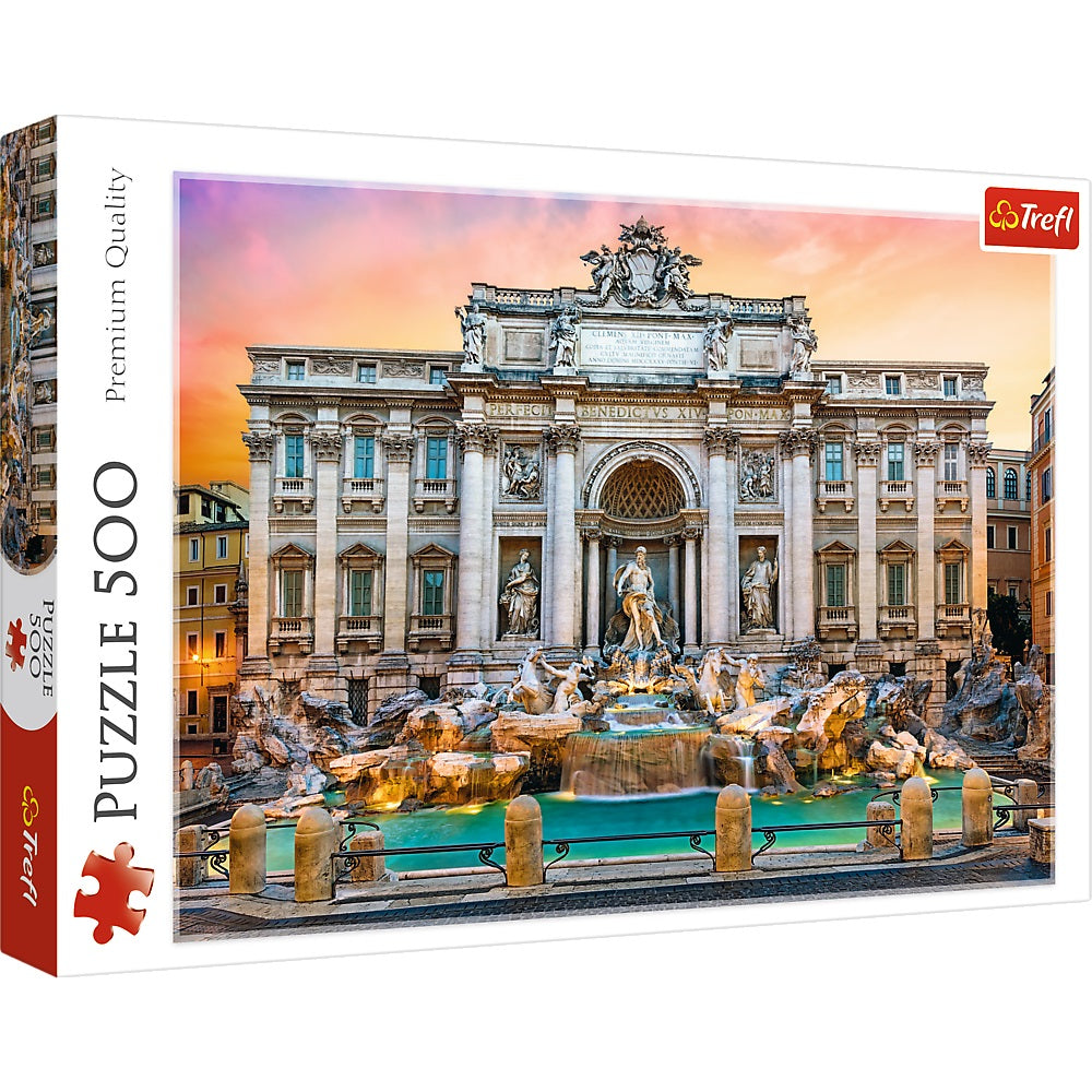 PUZZLE 500 Fontanna di Trevi, Rzym 37292