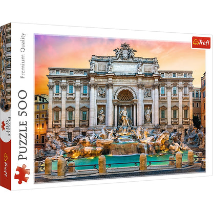 PUZZLE 500 Fontanna di Trevi, Rzym 37292