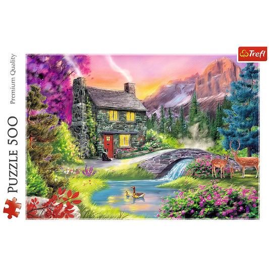 Puzzle 500 górska sielanka