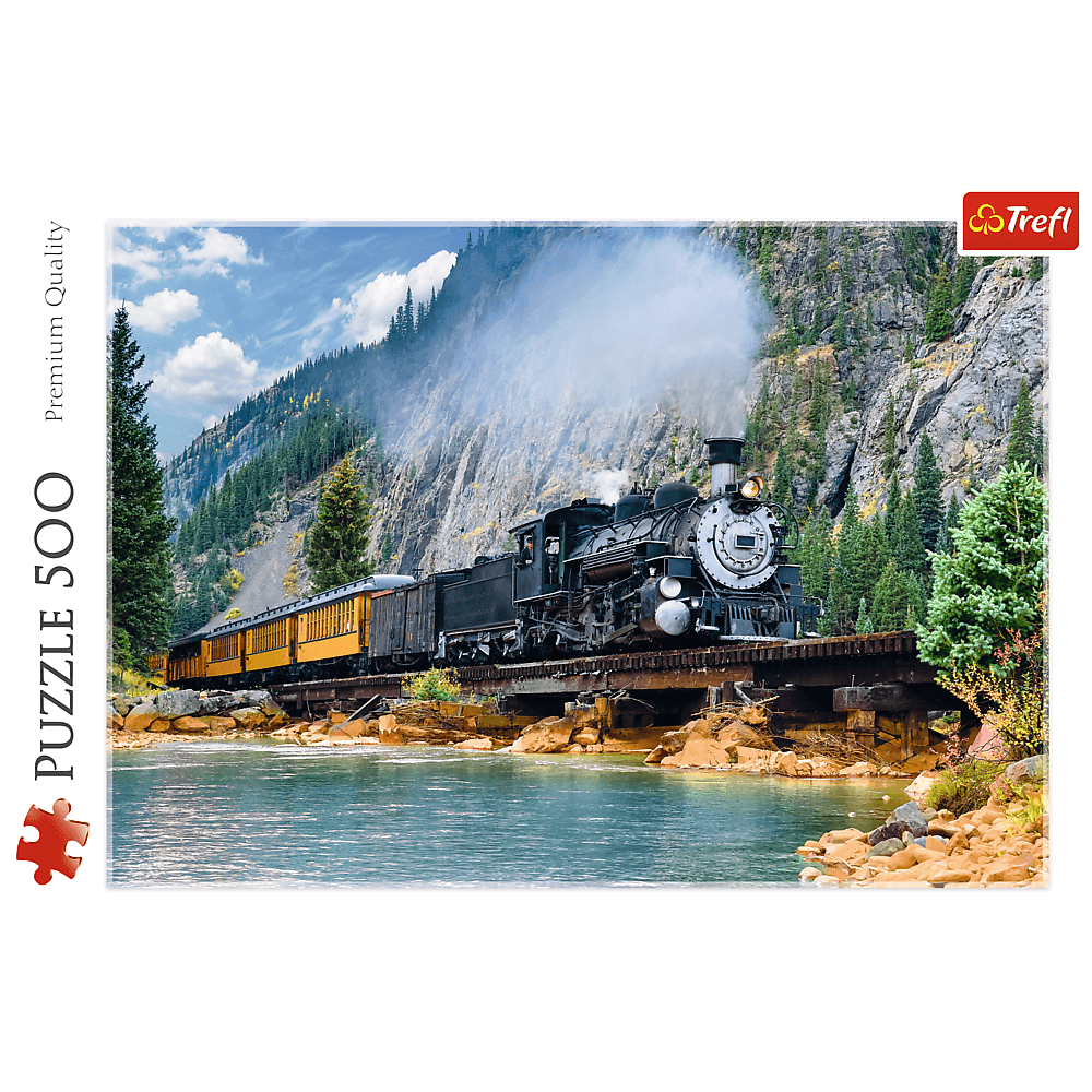 PUZZLE 500 Górski pociąg 37379