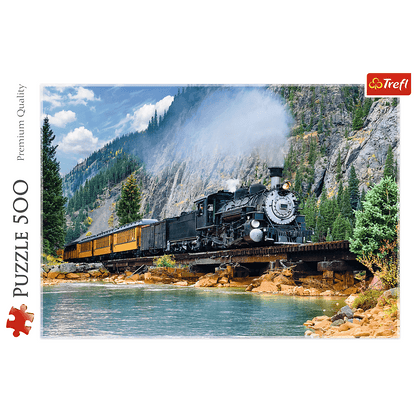 PUZZLE 500 Górski pociąg 37379
