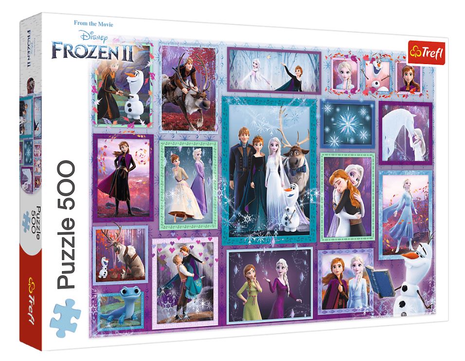PUZZLE 500 Magiczna galeria Frozen 37392
