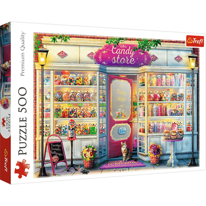 PUZZLE 500 Sklepik ze słodyczami 37407