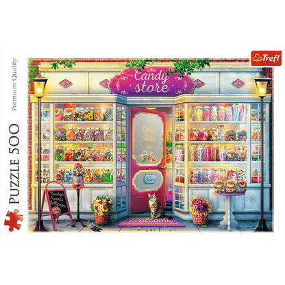 PUZZLE 500 Sklepik ze słodyczami 37407