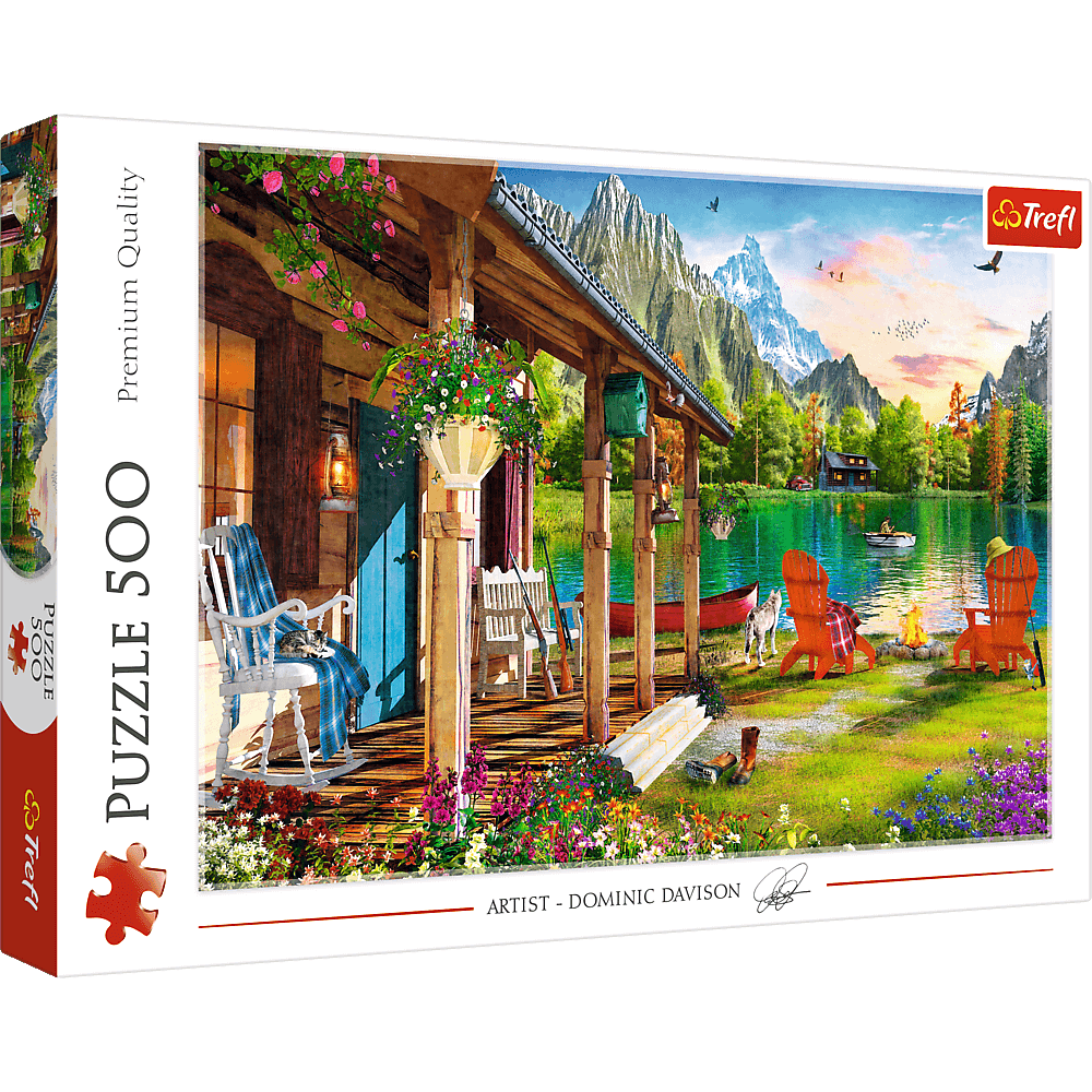 PUZZLE 500 Domek w górach 37408