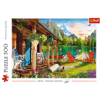 PUZZLE 500 Domek w górach 37408