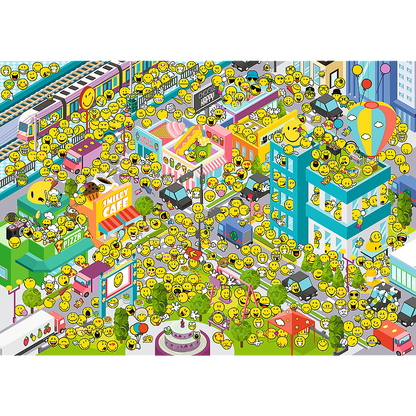 PUZZLE 500 Gdzie jest Smiley? 37429