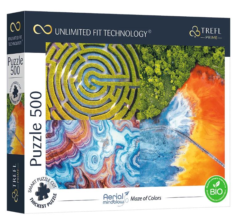 Trefl prime puzzle prime uft 500 elementów maze of colors