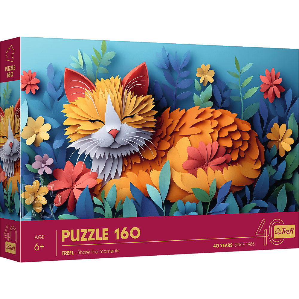 Puzzle 160 40-lecie paperart: kotek