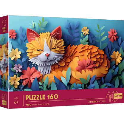 Puzzle 160 40-lecie paperart: kotek