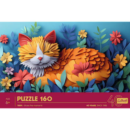 Puzzle 160 40-lecie paperart: kotek