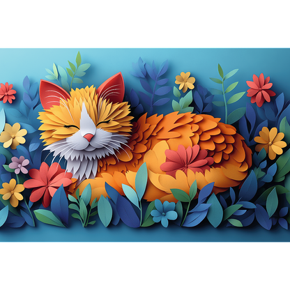 Puzzle 160 40-lecie paperart: kotek