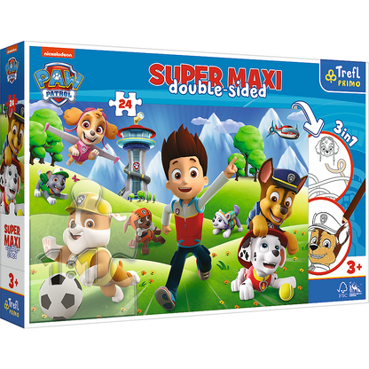 Puzzle 24 SUPER MAXI Przygody Psiego Patrolu