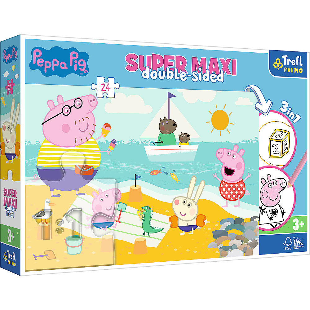 PUZZLE 24 SUPERMAXI Radosny dzień Peppy 41010