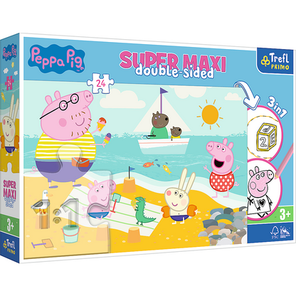 PUZZLE 24 SUPERMAXI Radosny dzień Peppy 41010