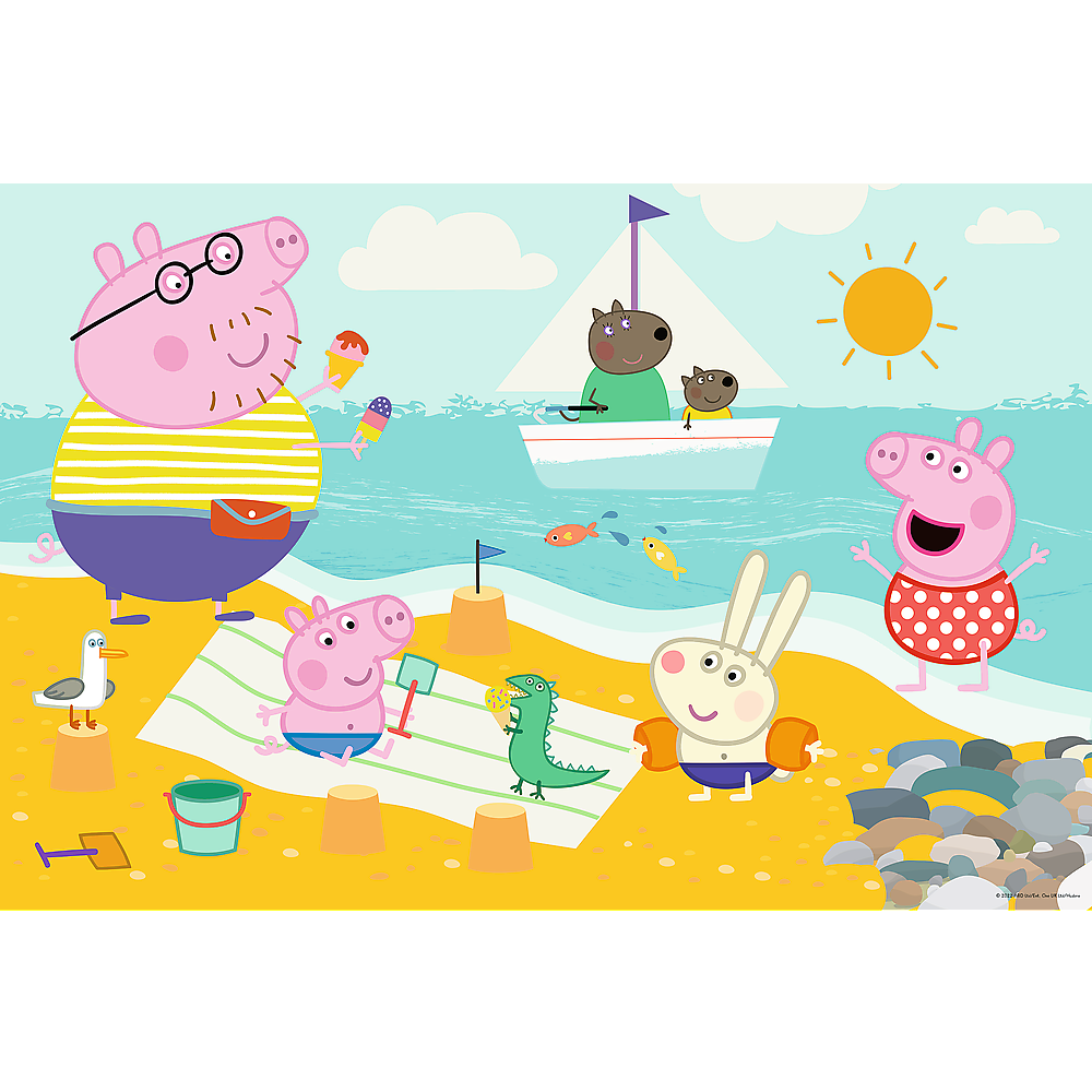 PUZZLE 24 SUPERMAXI Radosny dzień Peppy 41010
