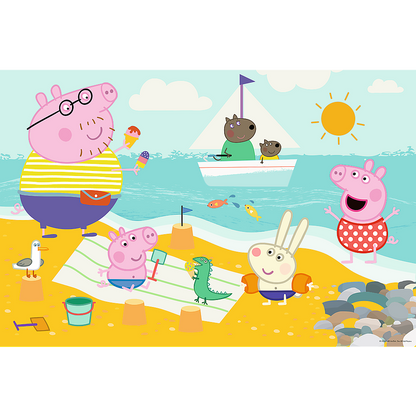 PUZZLE 24 SUPERMAXI Radosny dzień Peppy 41010