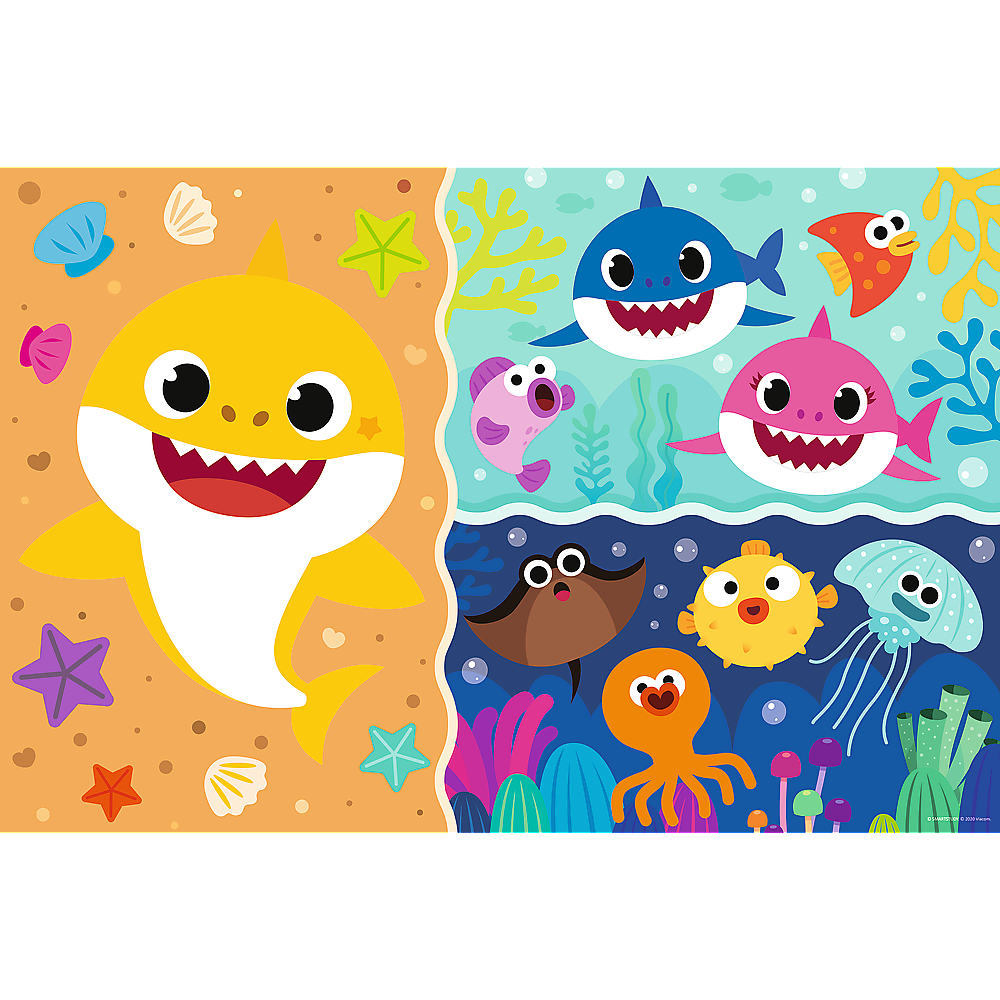 Puzzle giant 15 elementów mały rekin baby shark