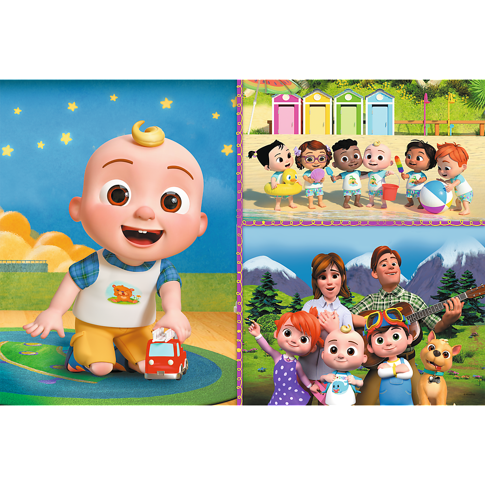Puzzle giant 15 elementów cocomelon wesoły dzień przyjaciół