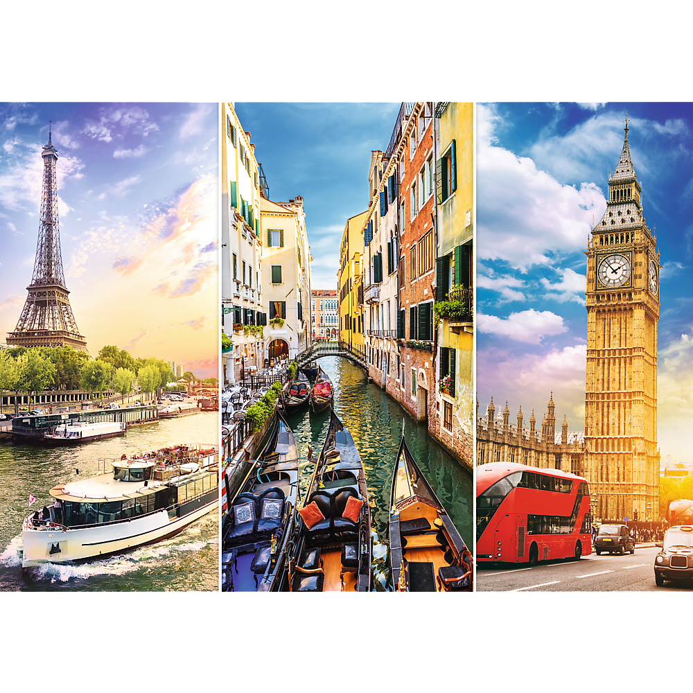 Puzzle 4000 wycieczka po europie