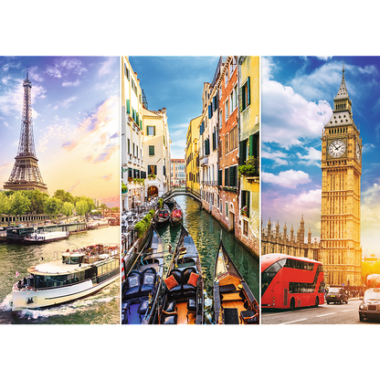 Puzzle 4000 wycieczka po europie