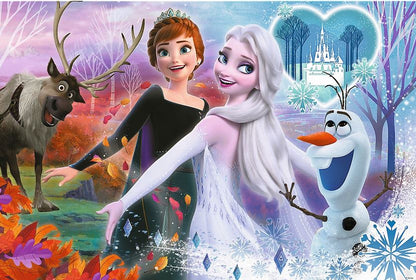 Puzzle 60 xxl super shape tańczące siostry disney frozen