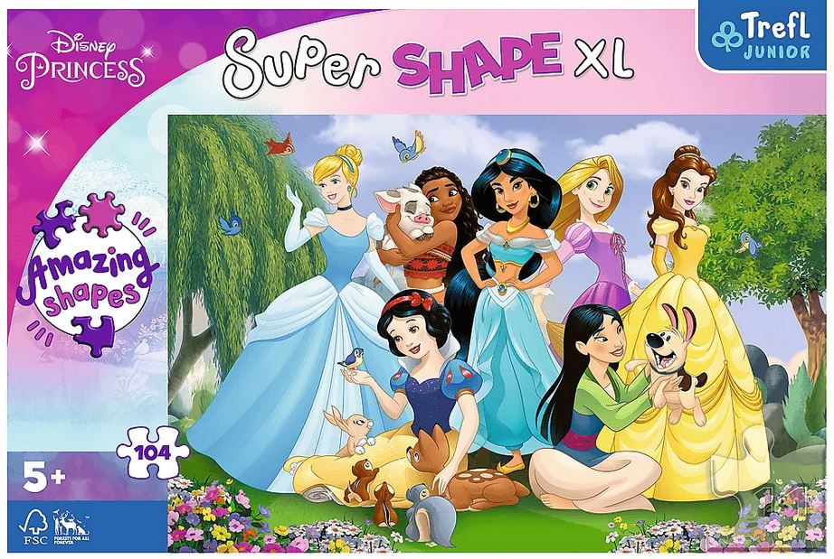 PUZZLE 104 XL Księżniczki w ogrodzie/Disney 50019