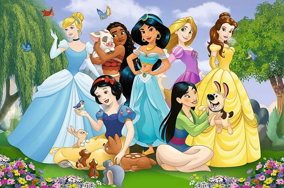 PUZZLE 104 XL Księżniczki w ogrodzie/Disney 50019
