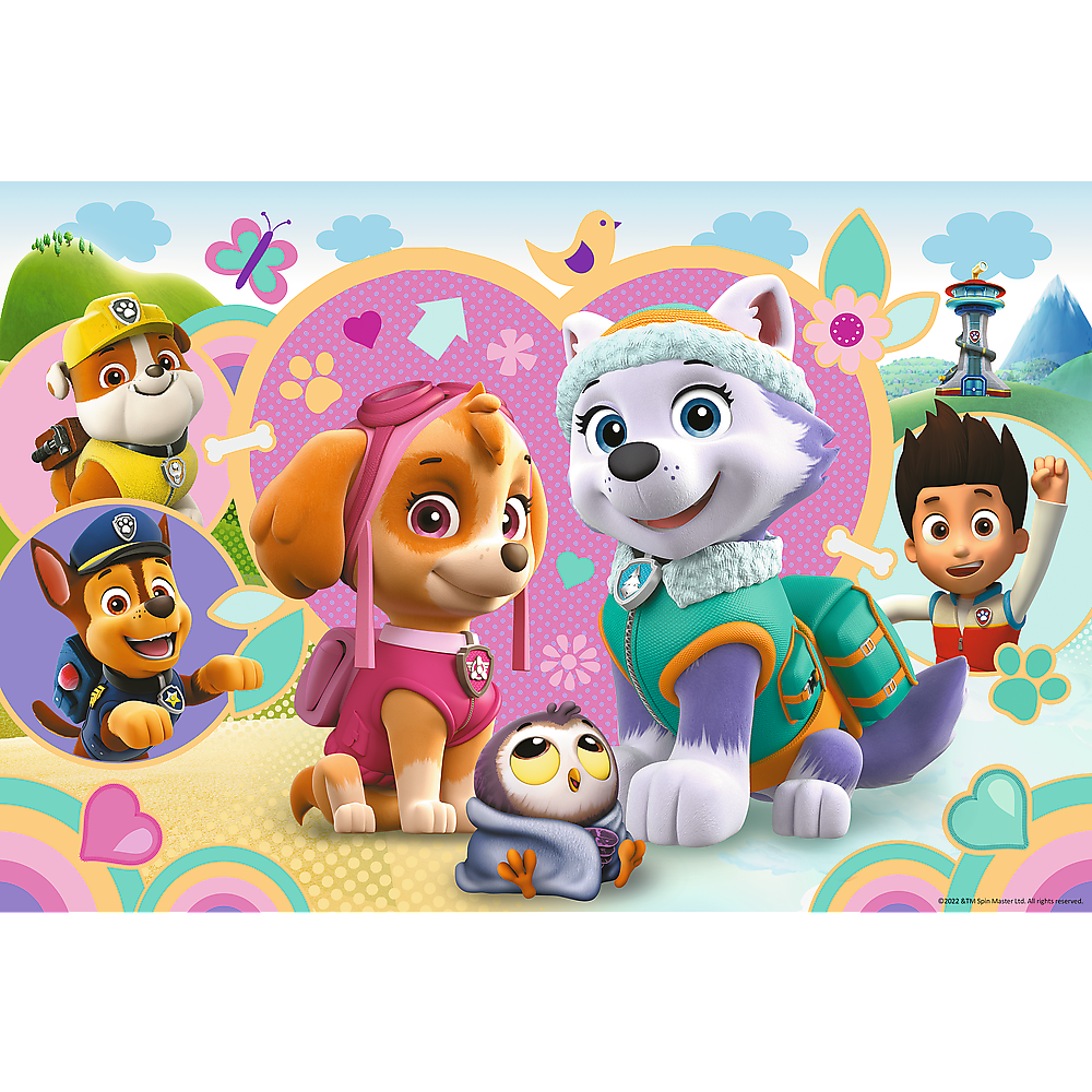 PUZZLE 70 glitter w kuferku Urocza Sky i Eve.53015