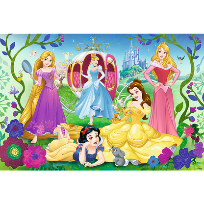 PUZZLE 70 glitter w kuferku Wesołe Księżn.53017