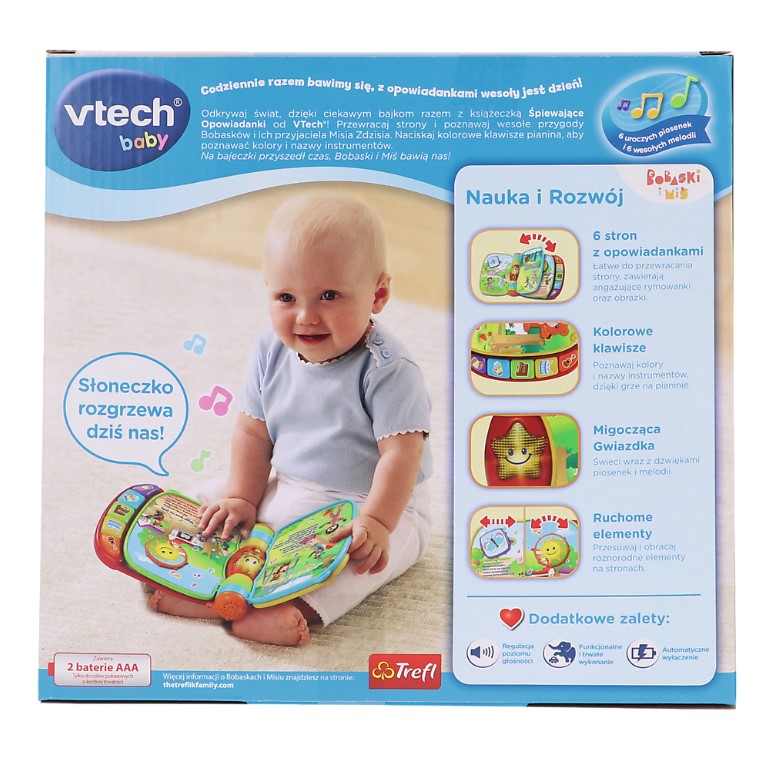 V-TECH Śpiewające Opowiadanki Bobaski i Miś 61559