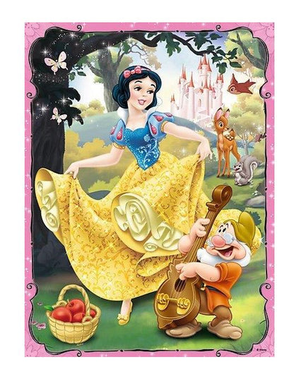 PUZZLE 2w1+memos Zakochana Śnieżka/Disney 90603