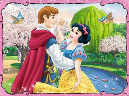 PUZZLE 2w1+memos Zakochana Śnieżka/Disney 90603