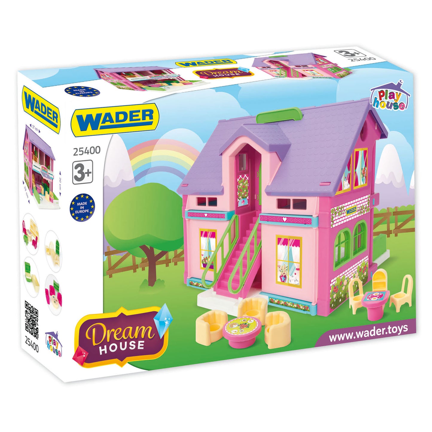 WADER Play House domek dla lalek 25400 54008