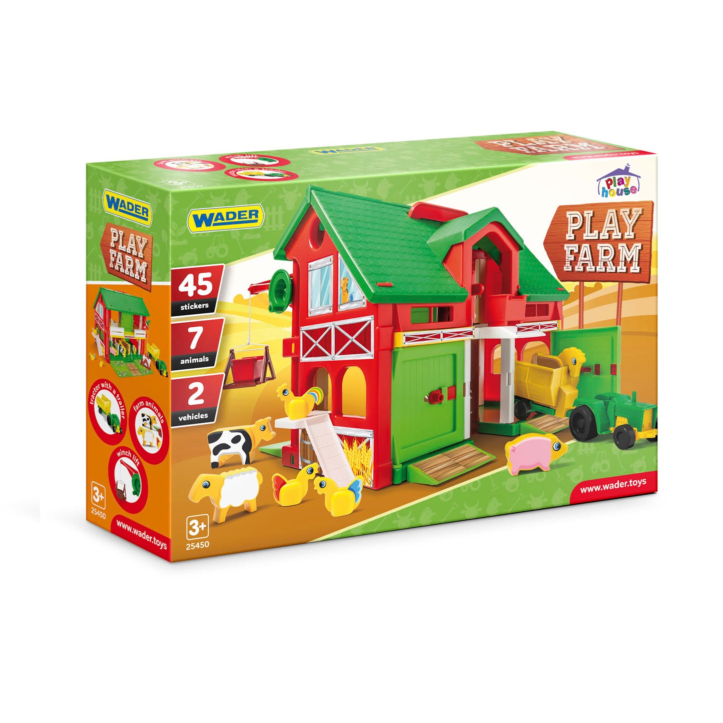 WADER Play House farma zestaw 25450 54503