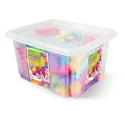 WADER KidsBlocks klocki 132el box róż 41280 12804