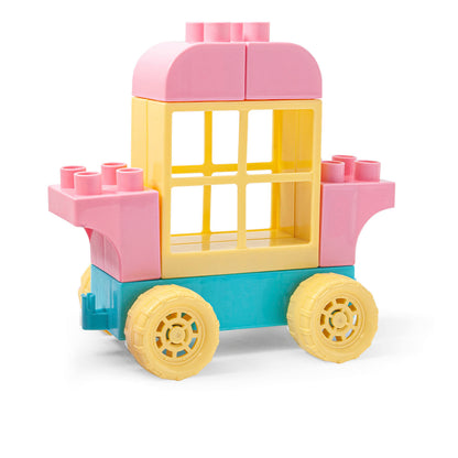 WADER KidsBlocks klocki 132el box róż 41280 12804