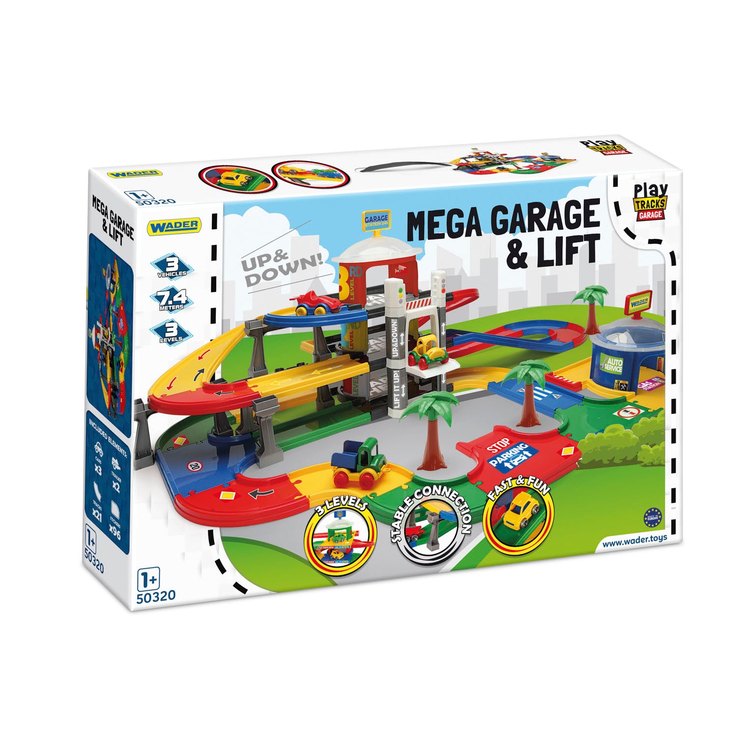 WADER Mega garaż z windą 3 poziomy 50320 03205