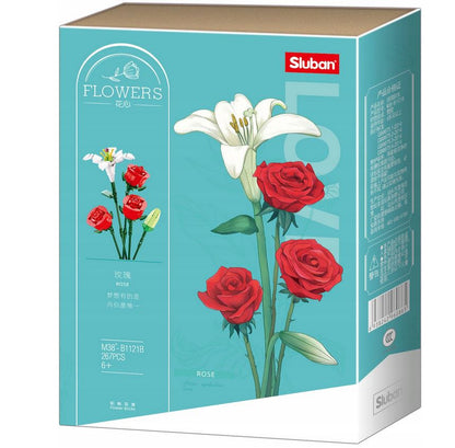SLUBAN klocki Kwiaty 267el G192955 50841