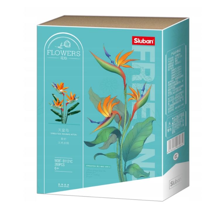 SLUBAN klocki Kwiaty 269el G192956 50858