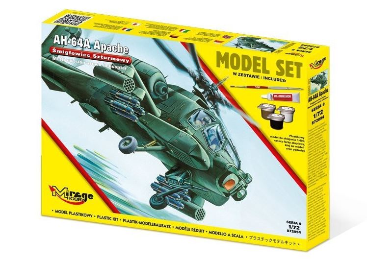 Mirage zest.d/sklej.HelikopterAH-64A Apache 872094