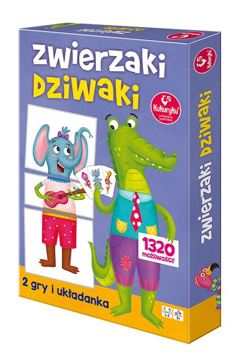 Zwierzaki dziwaki - gra edukacyjna 63124