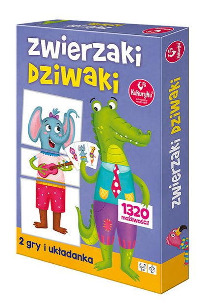 Zwierzaki dziwaki - gra edukacyjna 63124
