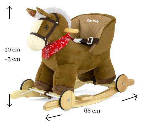Koń na biegunach Polly Dark Brown 23982