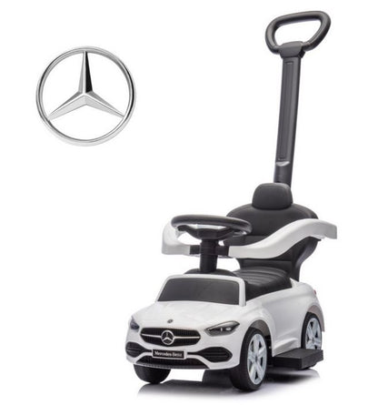 Pojazd z rączką Mercedes white 6105 27140