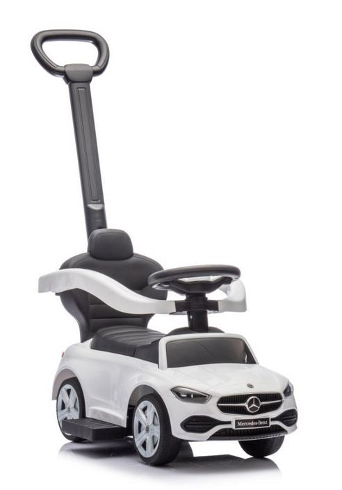 Pojazd z rączką Mercedes white 6105 27140