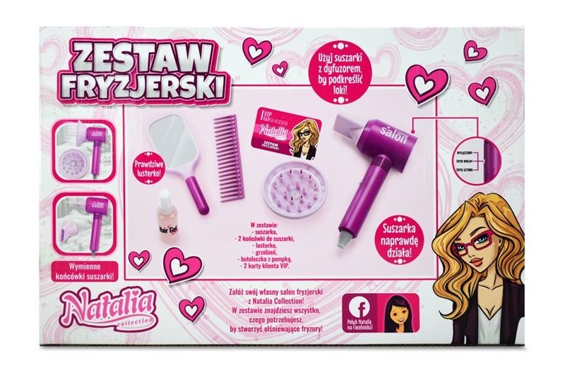 Natalia zestaw fryzjerski