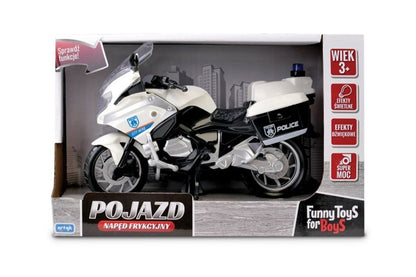 Motocykl z napędem oraz funkcją światła i dźwięku