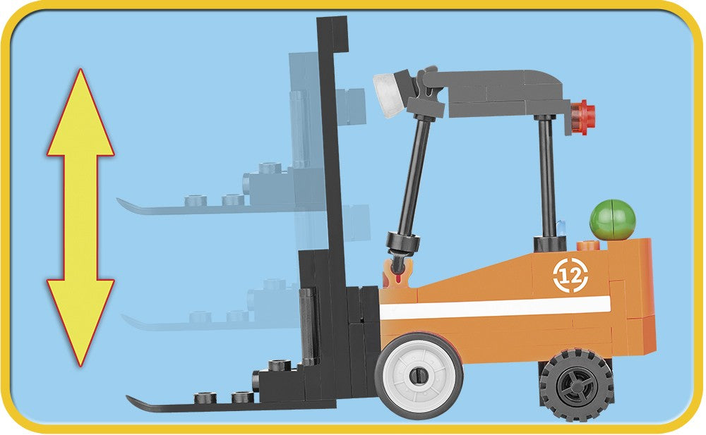 COBI ACTION TOWN Wózek widłowy Forklift 90kl 1668